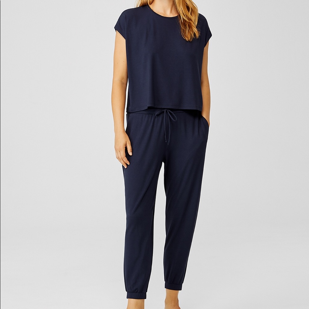 $170 NWT Eileen Fisher VISCOSE JERSEY JOGGER PANT sz M